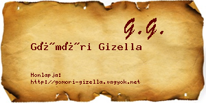 Gömöri Gizella névjegykártya